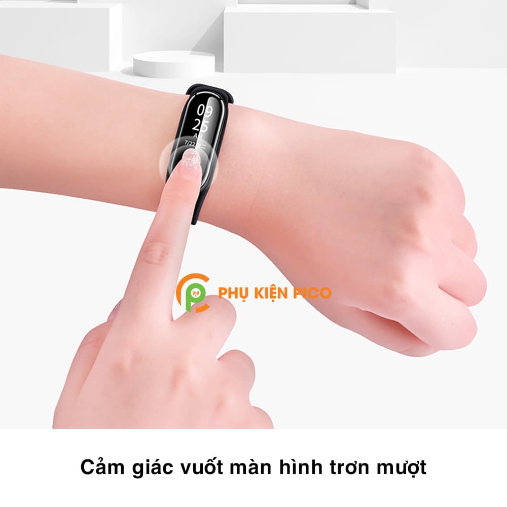 Dán màn hình Mi Band 4 chính hãng Gor bộ 5 miếng chống trầy xước - Dán dẻo vòng đeo sức khoẻ Xiaomi Mi Band 4 - 4