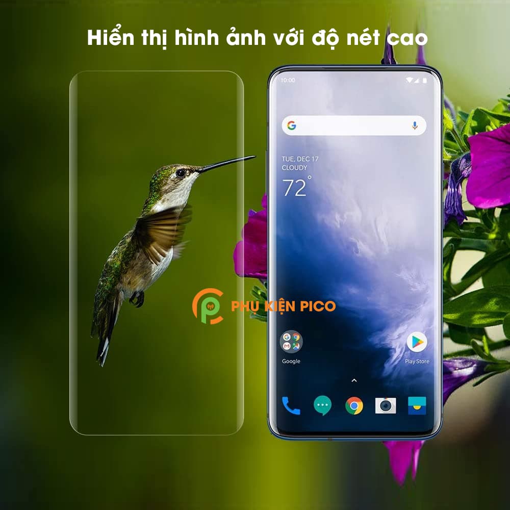 Cường lực Oneplus 7 Pro chính hãng UV LIQUID trong suốt full màn hình độ cứng 11H - 6