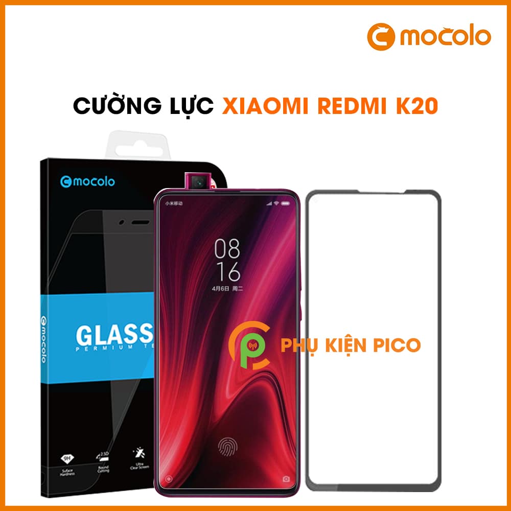 Kính cường lực Xiaomi Remdi K20 full viền chính hãng Mocolo