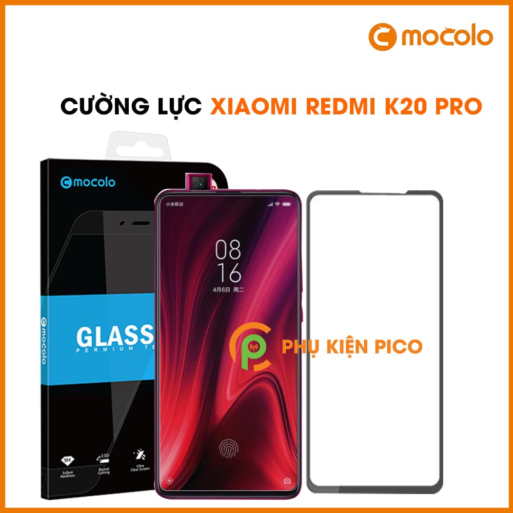 Kính cường lực Xiaomi Remdi K20 Pro full viền chính hãng Mocolo