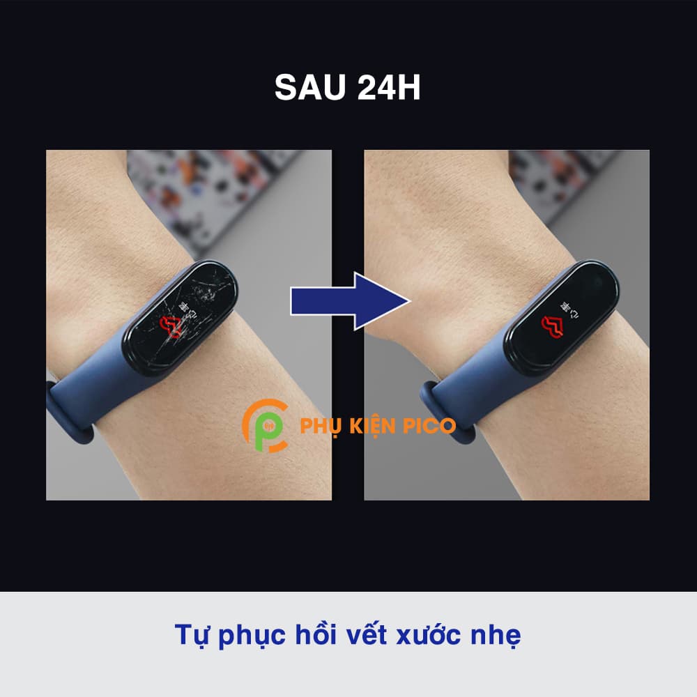 Dán màn hình Mi Band 4 full màn dẻo trong suốt PPF tự phục hồi vết xước - 5