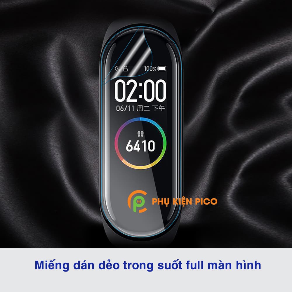 Dán màn hình Mi Band 4 full màn dẻo trong suốt PPF tự phục hồi vết xước - 9