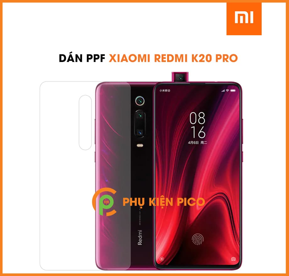 Dán PPF cao cấp mặt lưng Xiaomi Redmi K20 Pro