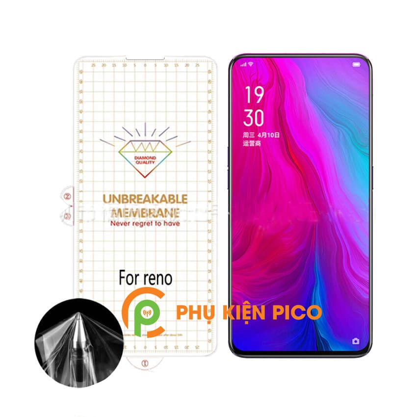 Dán PPF Oppo Reno dán dẻo trong suốt full màn hình - 6