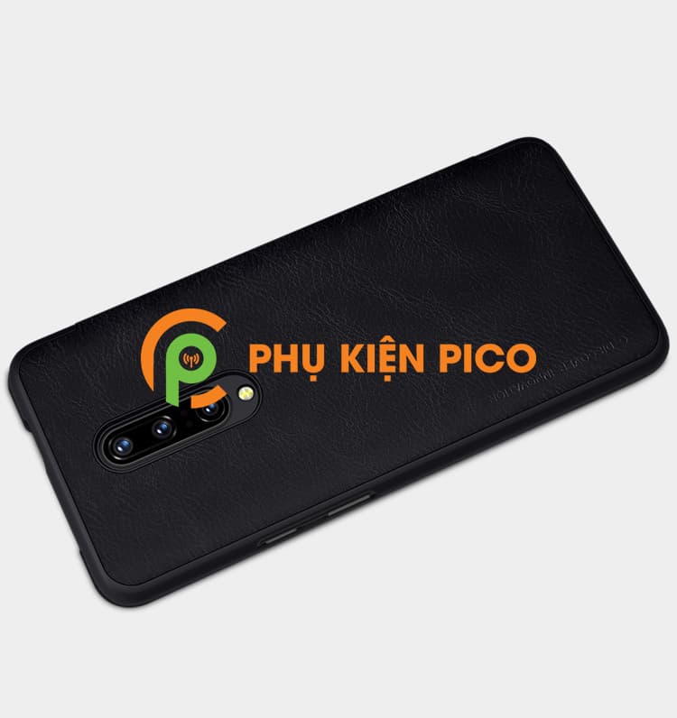 Ốp lưng da cao cấp Oneplus 7 Pro chính hãng Nillkin Qin Series bảo vệ toàn diện - 3