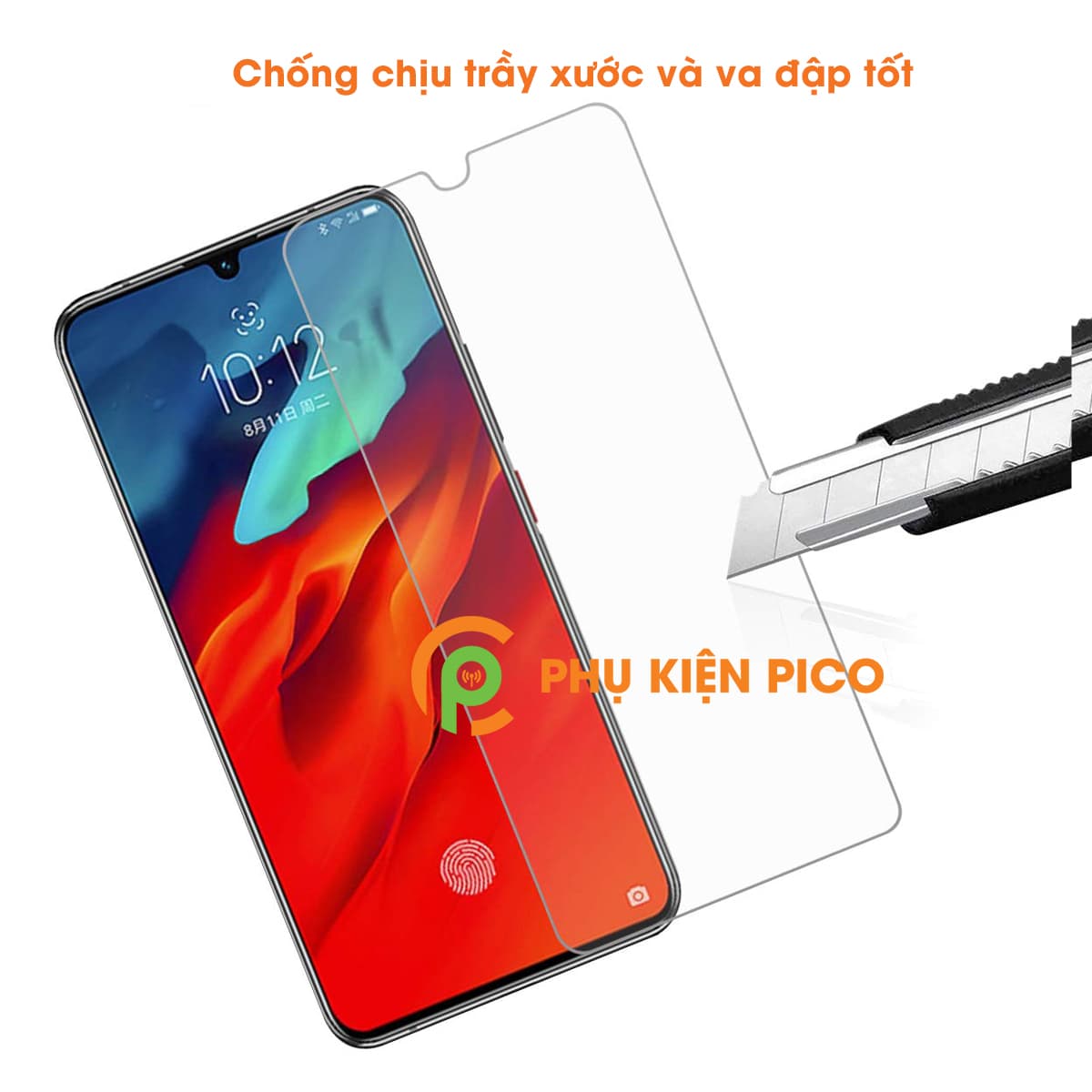 Kính cường lực Lenovo Z6 trong suốt độ cứng 9H - 4