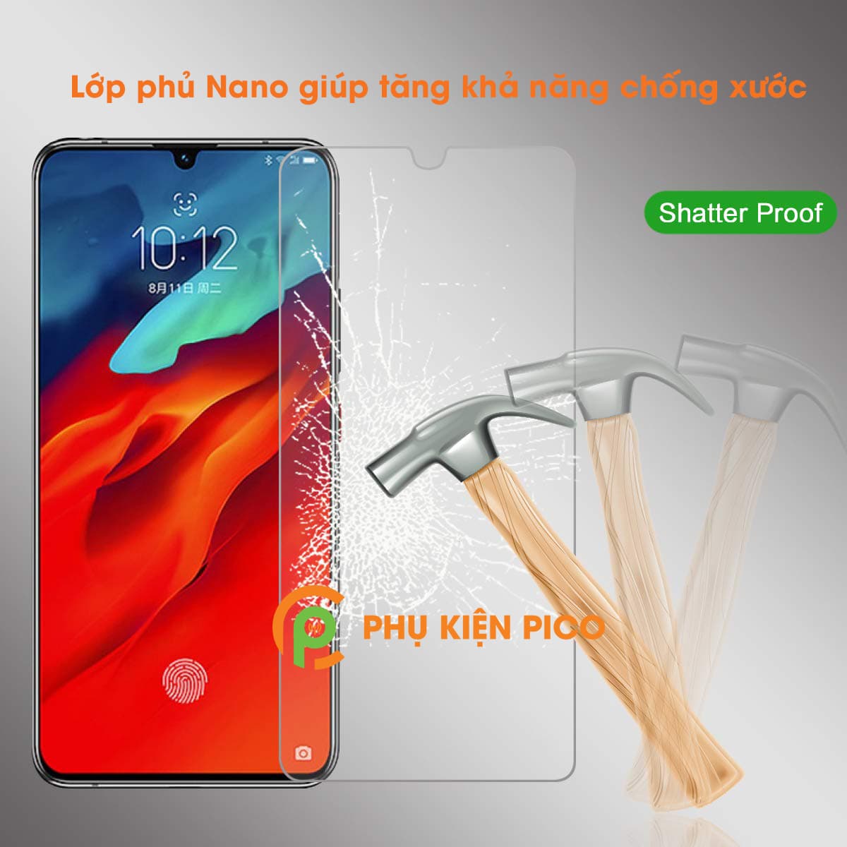 Kính cường lực Lenovo Z6 trong suốt độ cứng 9H - 3