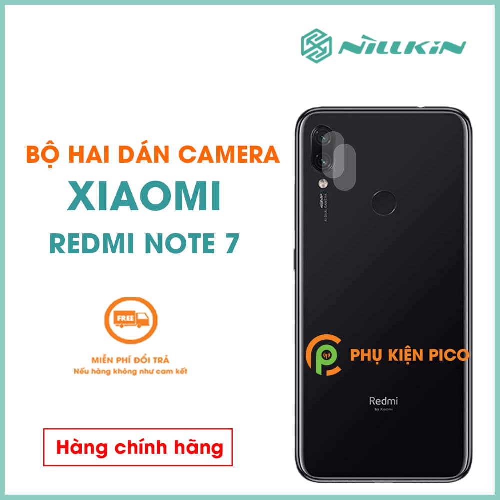 Bộ 2 dán film camera Xiaomi Redmi Note 7 chính hãng Nillkin