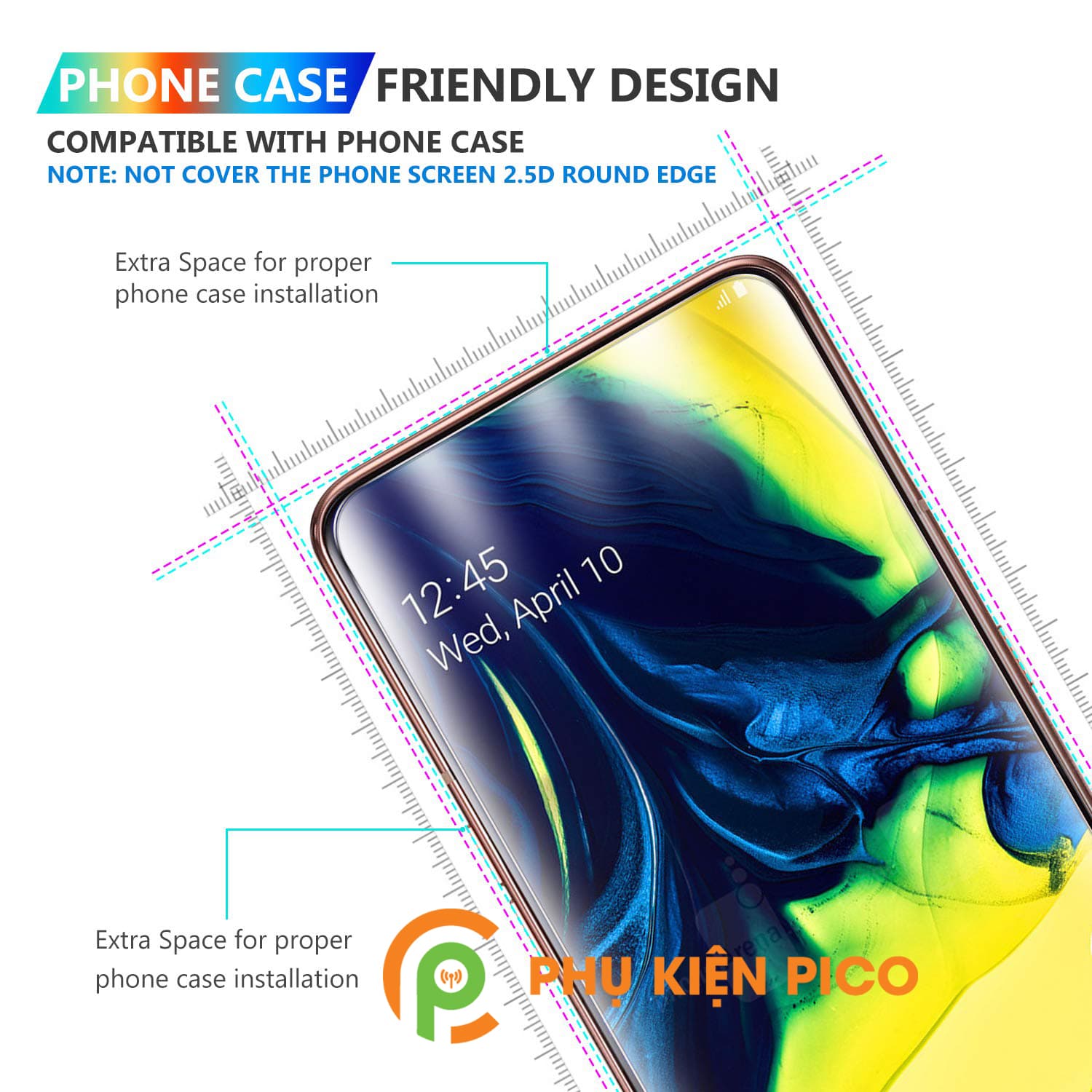 Dán PPF màn hình Samsung Galaxy A80 trong suốt full viền - 6