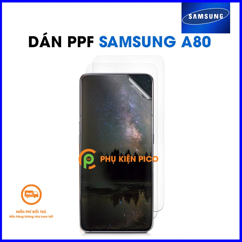 Dán PPF màn hình Samsung Galaxy A80 trong suốt full viền