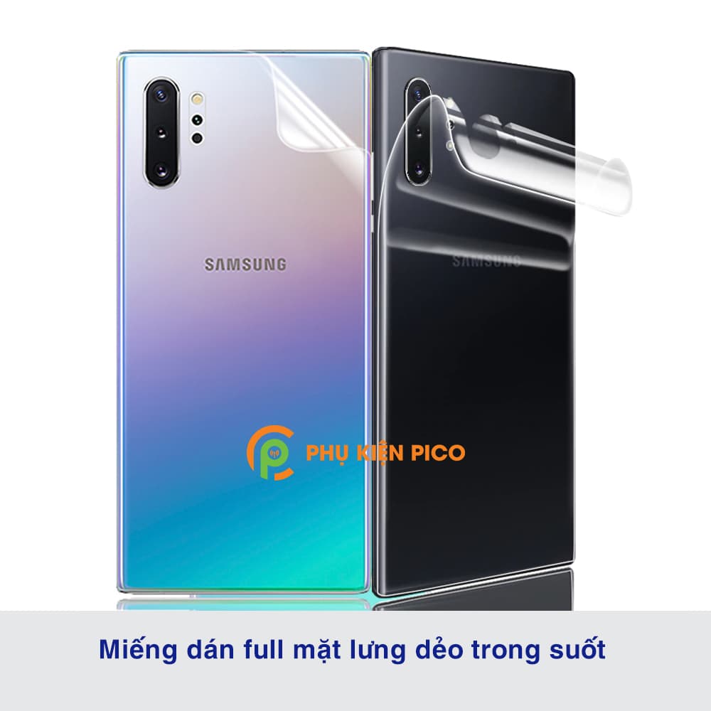 Dán lưng Samsung Galaxy Note 10 Plus PPF dẻo trong suốt - 3