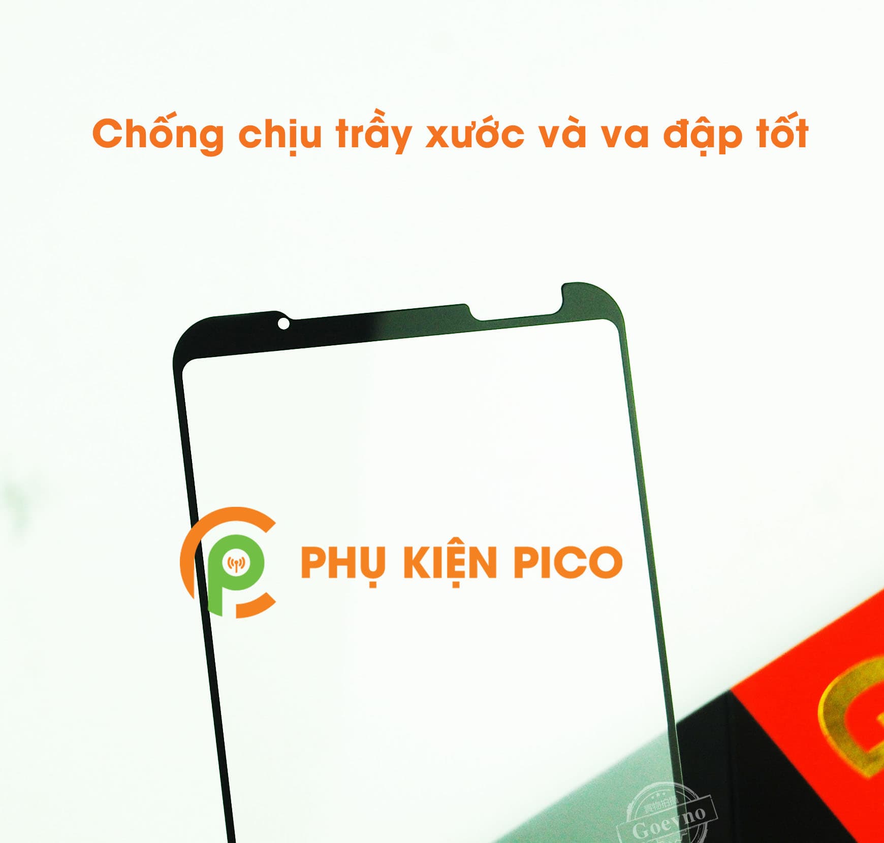 Kính cường lực Asus Rog Phone 2 full viền chính hãng Goevno - 5