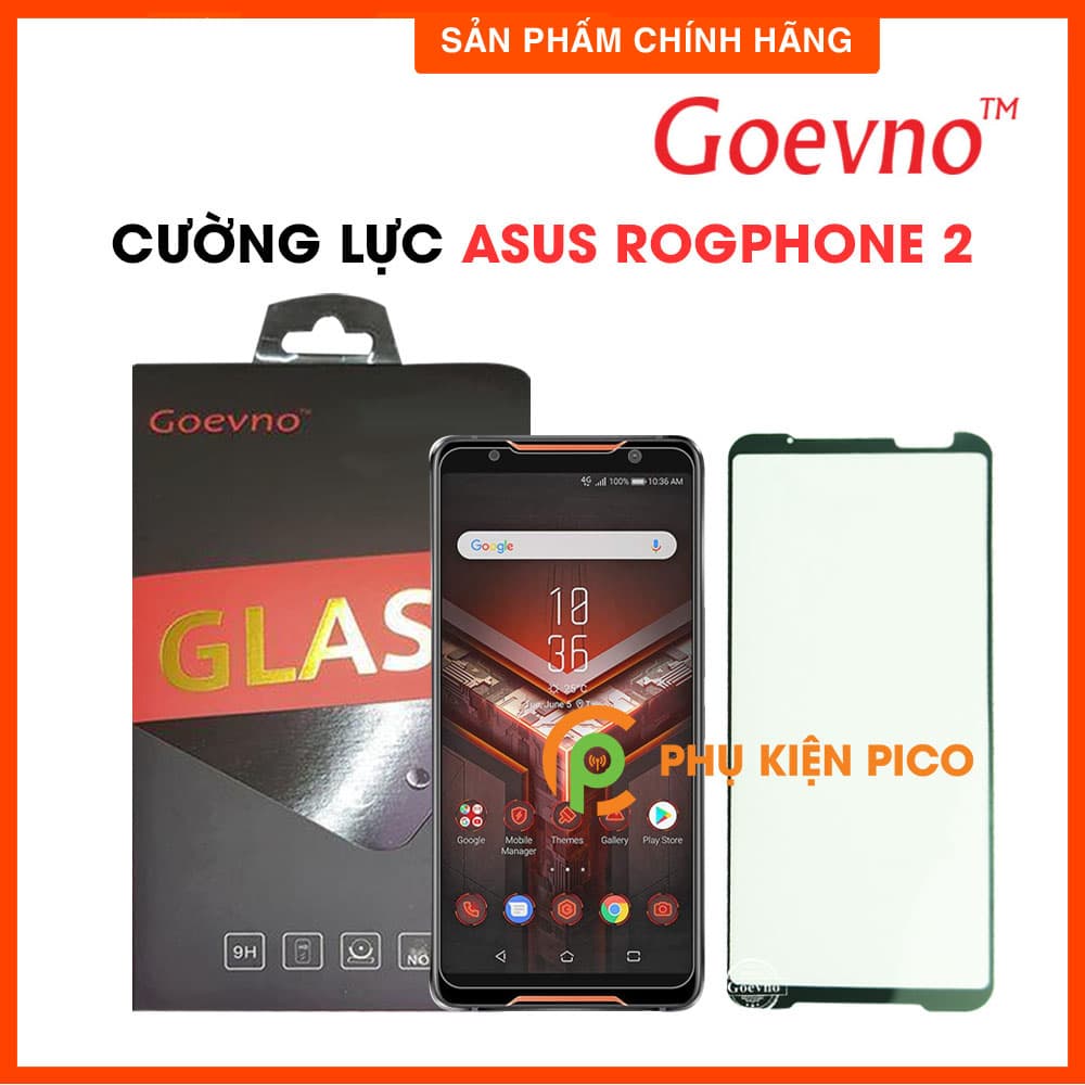 Kính cường lực Asus Rog Phone 2 full viền chính hãng Goevno