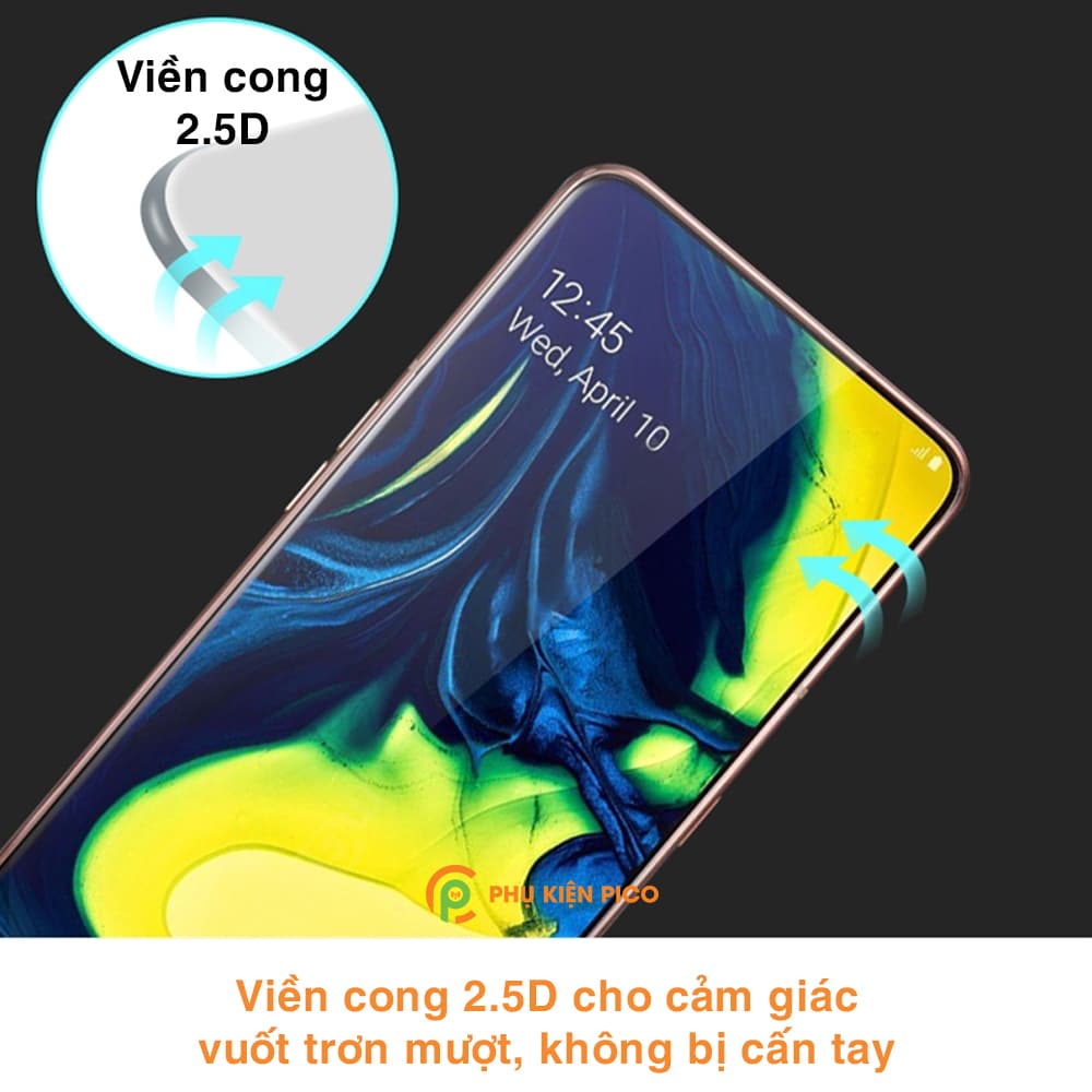 Kính cường lực Samsung A80 full màn hình viền siêu mỏng chính hãng Nillkin Amazing CP+ Pro trong suốt - 3