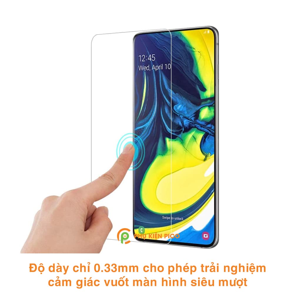 Kính cường lực Samsung A80 full màn hình hiển thị chính hãng Nillkin Amazing H trong suốt - 4