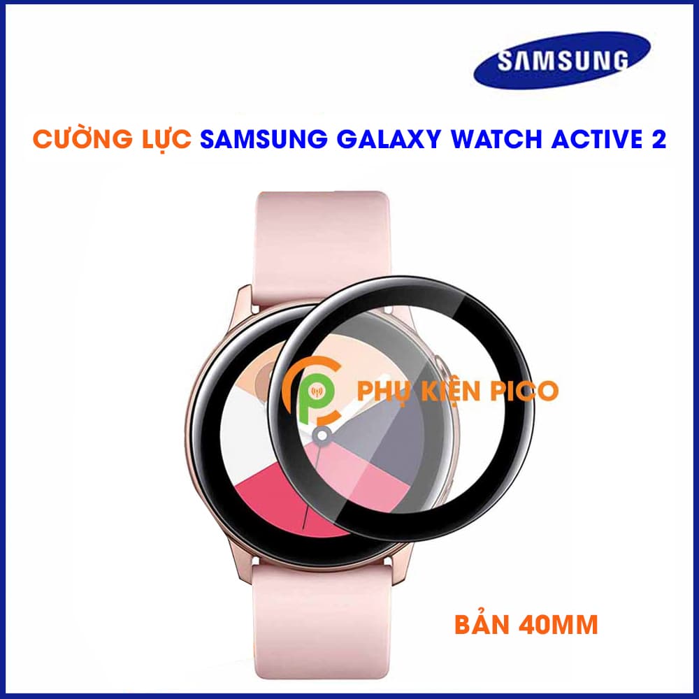 Cường lực đồng hồ Samsung Galaxy Watch Active 2 full viền bản 40mm