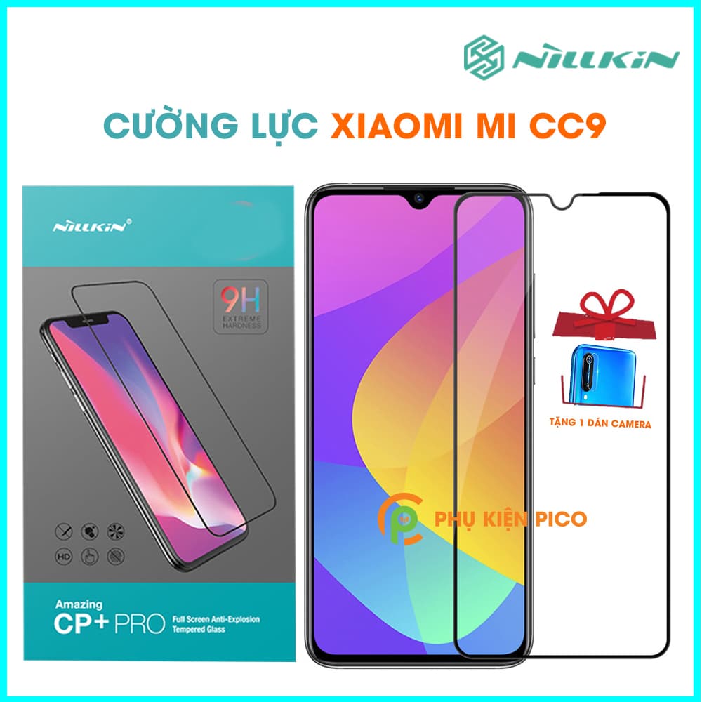 Kính cường Xiaomi Mi CC9 chính hãng Nillkin Amazing CP+ Pro