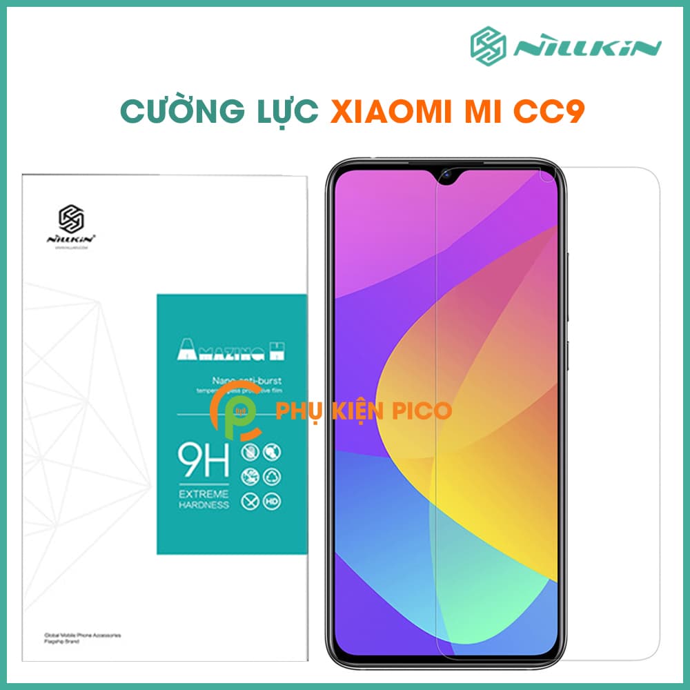 Kính cường Xiaomi Mi CC9 chính hãng Nillkin Amazing H