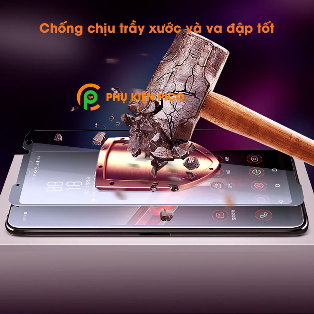 Kính cường lực Asus Rog phone 2 full viền độ cứng 9H - 4
