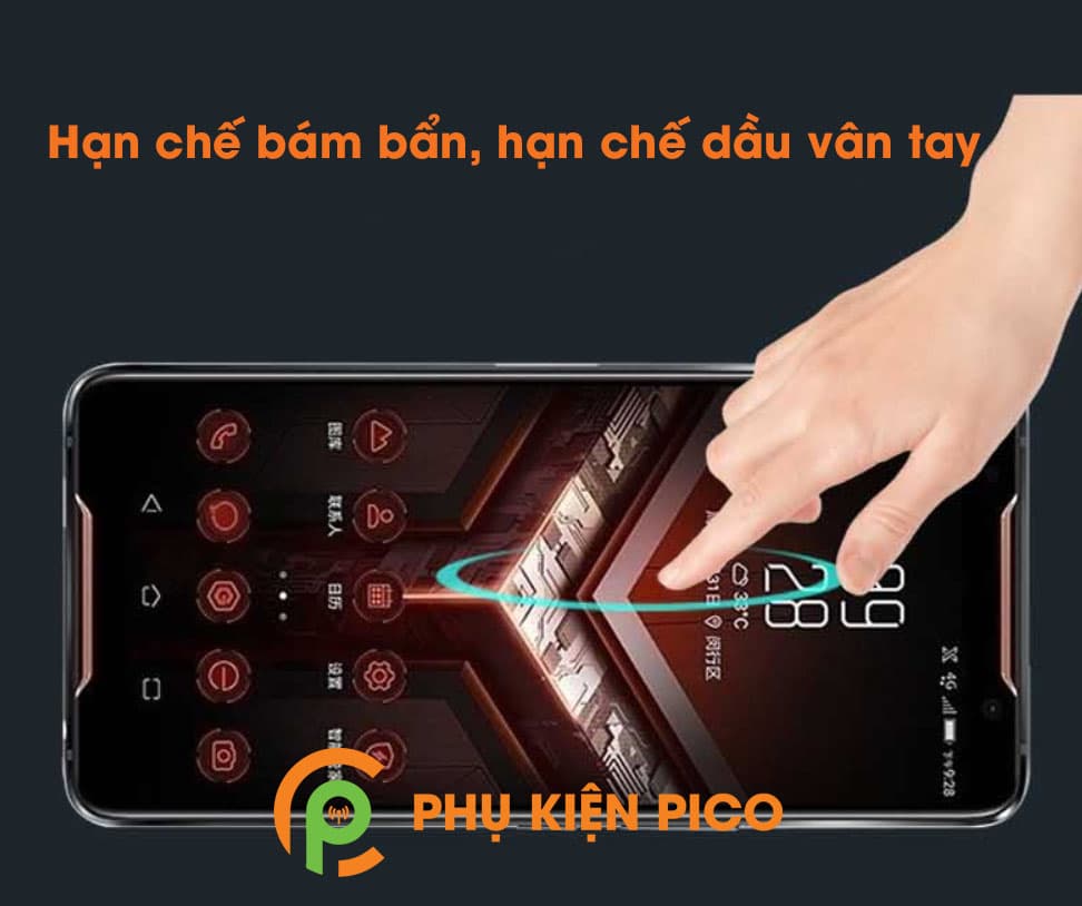 Dán dẻo màn hình Asus Rog Phone 2 trong suốt full viền - 6