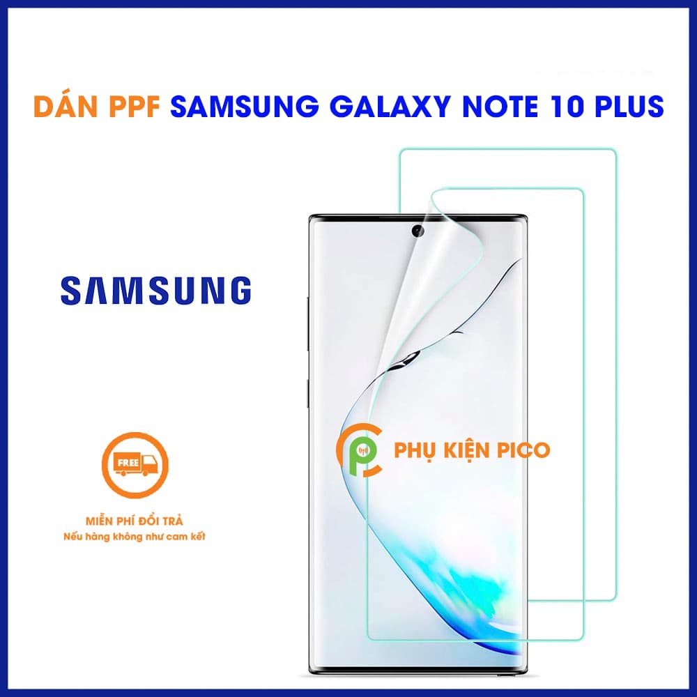 Combo dán PPF mặt trước và dán camera Samsung Galaxy Note 10 Plus - 4