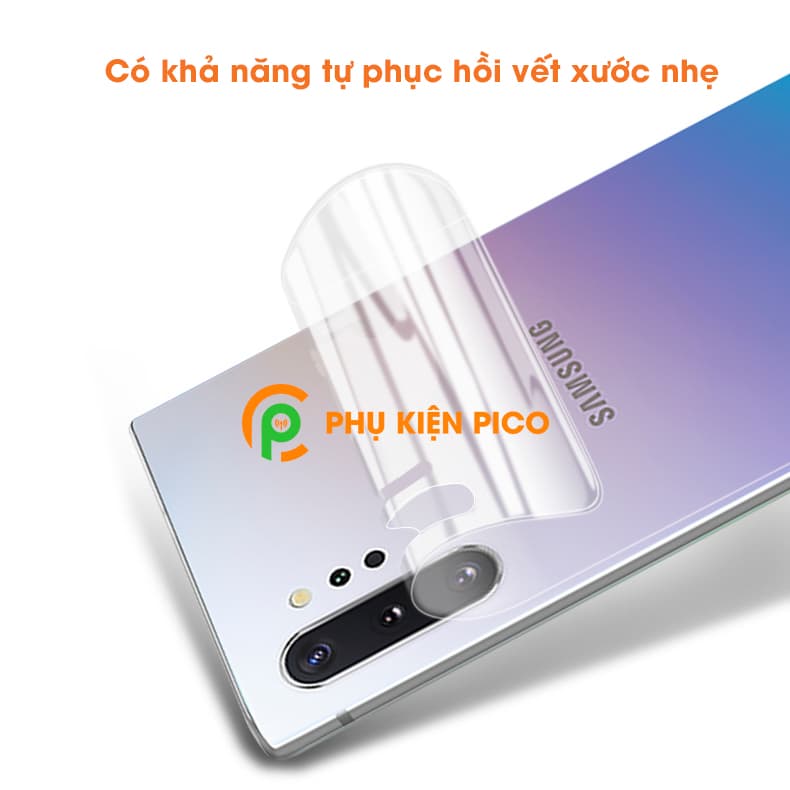 Dán PPF mặt lưng Samsung Galaxy Note 10 Pro dẻo trong suốt - 4