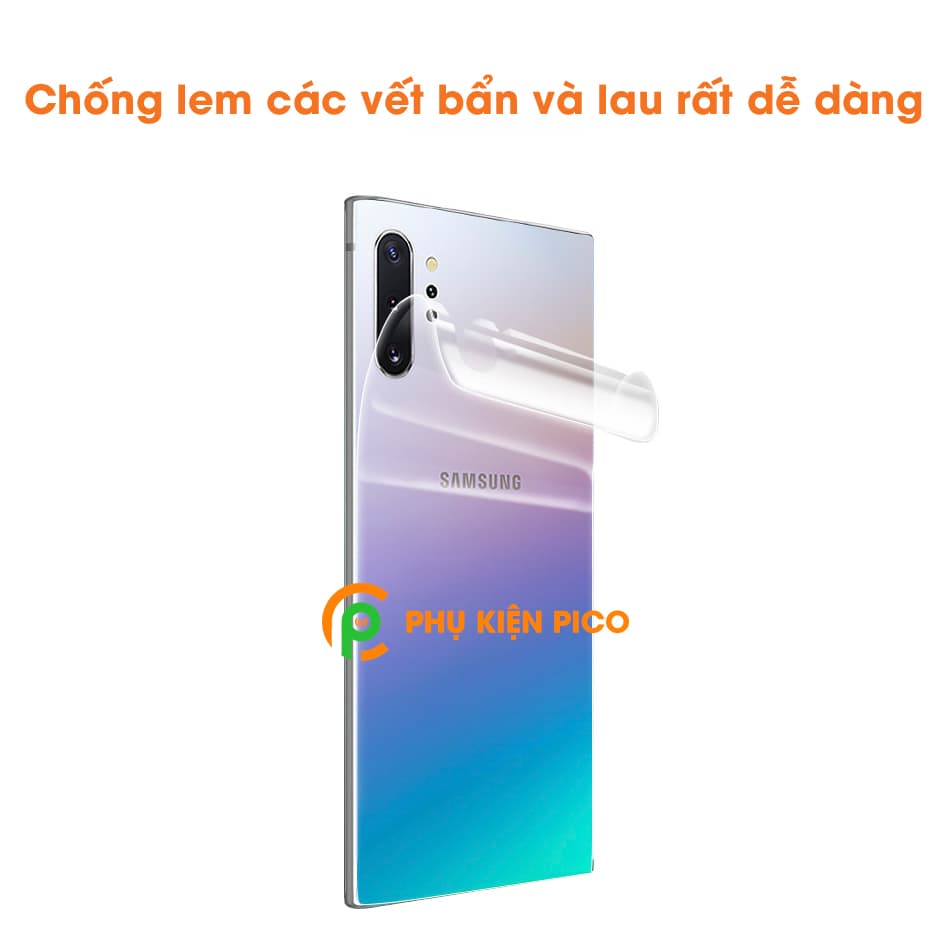 Dán PPF mặt lưng Samsung Galaxy Note 10 Pro dẻo trong suốt - 3