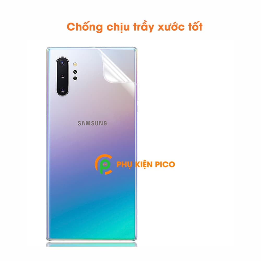 Dán PPF mặt lưng Samsung Galaxy Note 10 Pro dẻo trong suốt - 2