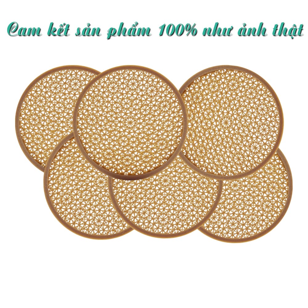 Đế lót ly uống nước chống mốc siêu bền - lót cốc uống nước - đế để cốc uống trà - 3