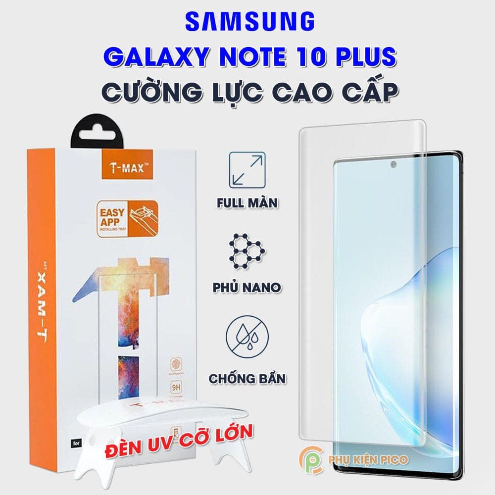 Kính cường lực Samsung Galaxy Note 10 Plus chính hãng T-Max
