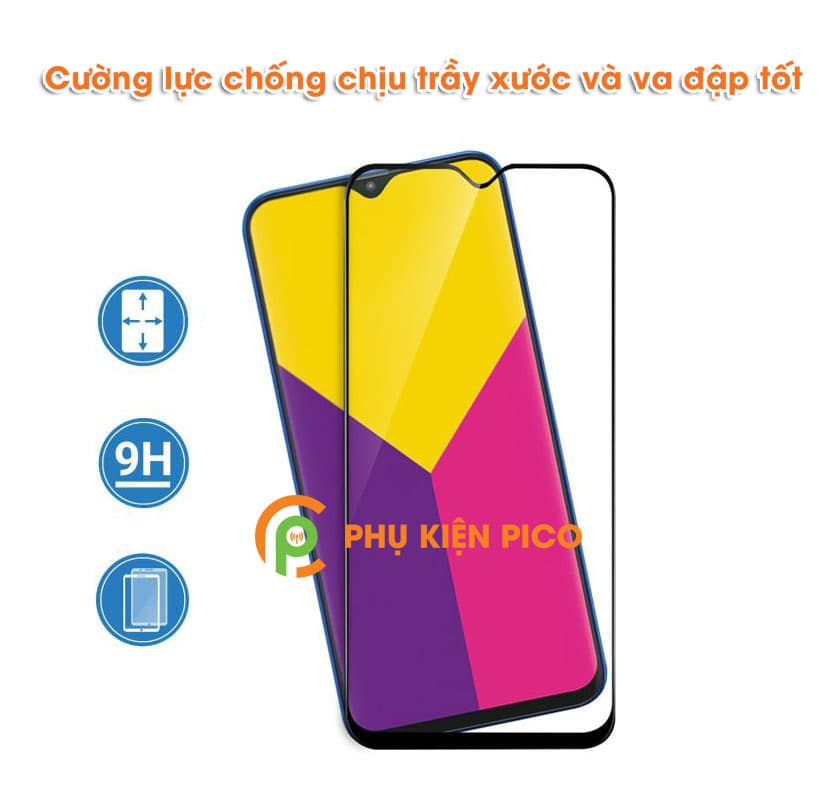 Kính cường lực Samsung Galaxy A50s bản mới viền siêu mỏng độ cứng 9H - 5