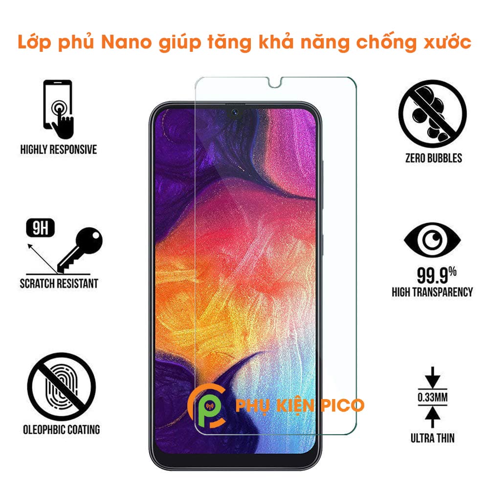Kính cường lực Samsung Galaxy A50s trong suốt độ cứng 9H - 3