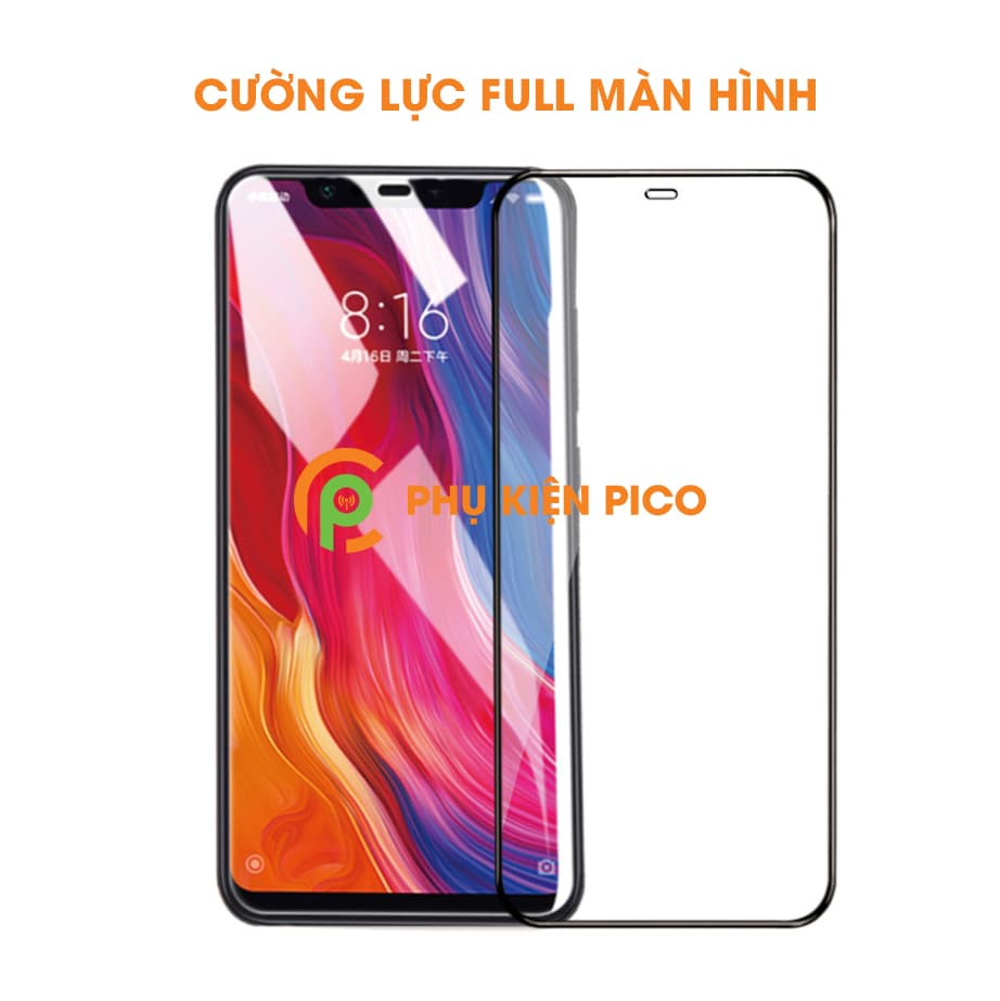 Kính cường lực Xiaomi Mi 8SE full viền độ cứng 9H - 5