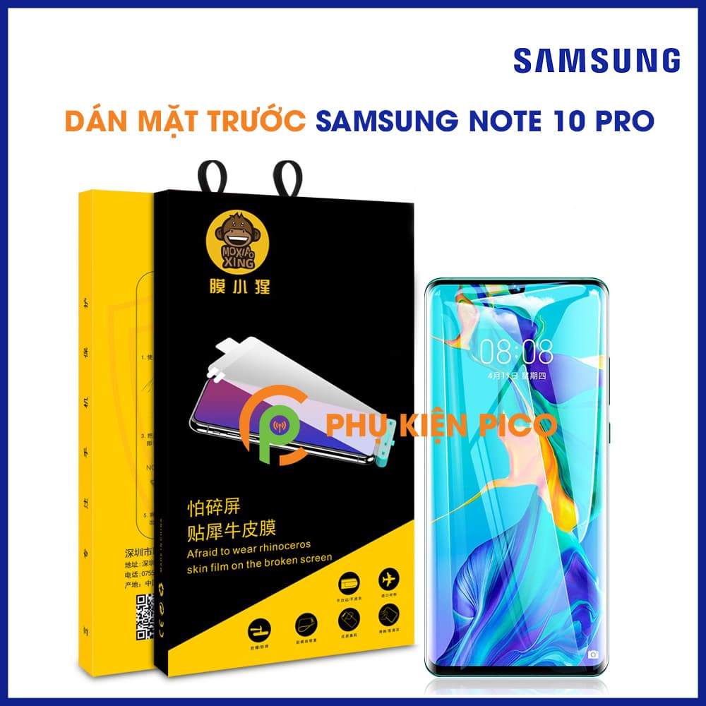 Dán màn hình Samsung Galaxy Note 10 Pro dẻo trong suốt full viền