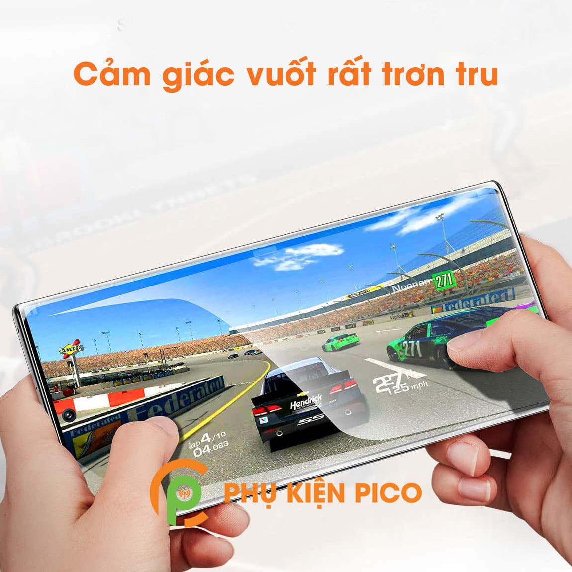 Dán màn hình Samsung Galaxy Note 10 Pro dẻo trong suốt full viền - 4