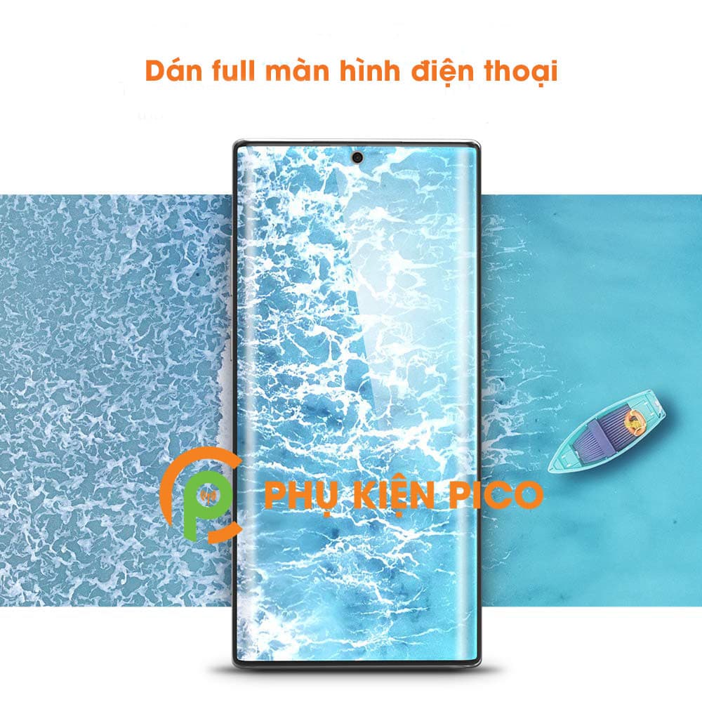 Dán màn hình Samsung Galaxy Note 10 Pro dẻo trong suốt full viền - 3