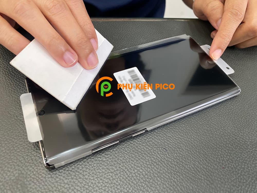 Dán màn hình Samsung Galaxy Note 10 Pro PFF cao cấp dẻo vân mờ chống bám vân tay chống nhìn trộm - 6