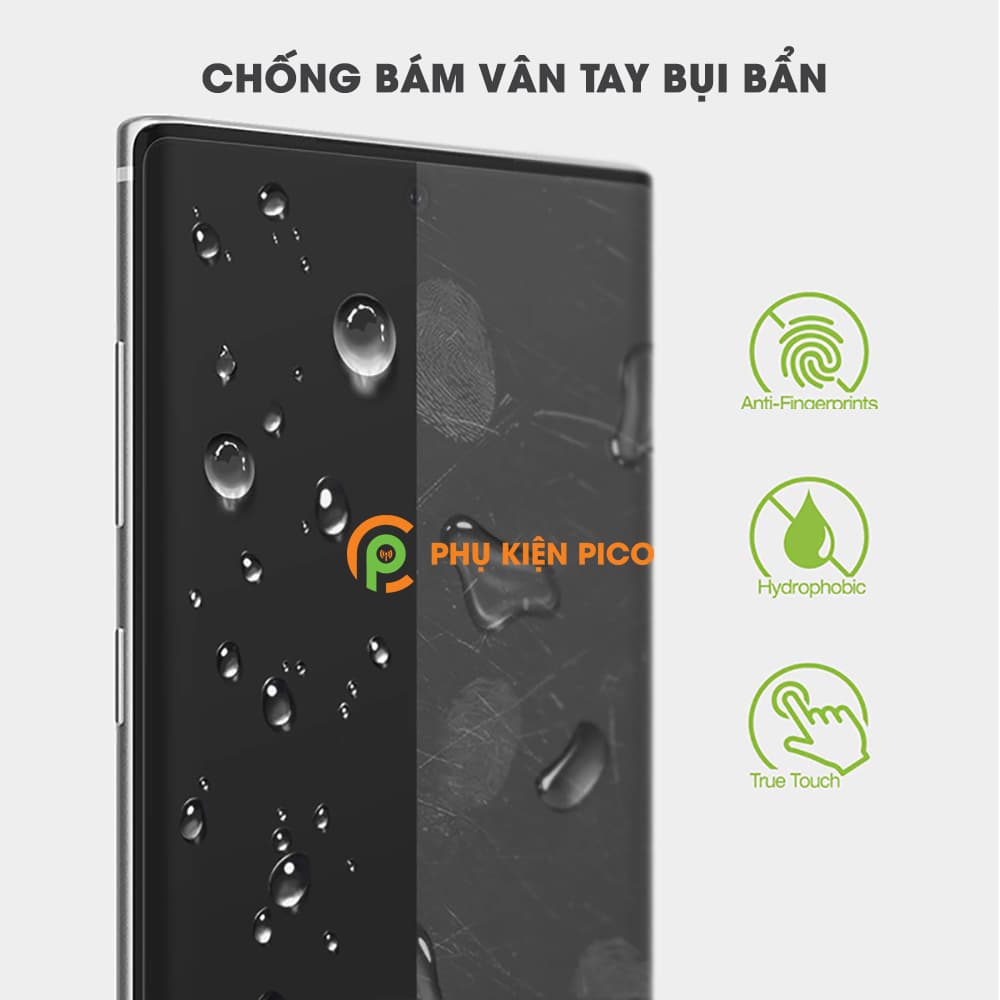 Dán màn hình Samsung Galaxy Note 10 Pro PFF cao cấp dẻo vân mờ chống bám vân tay chống nhìn trộm - 3