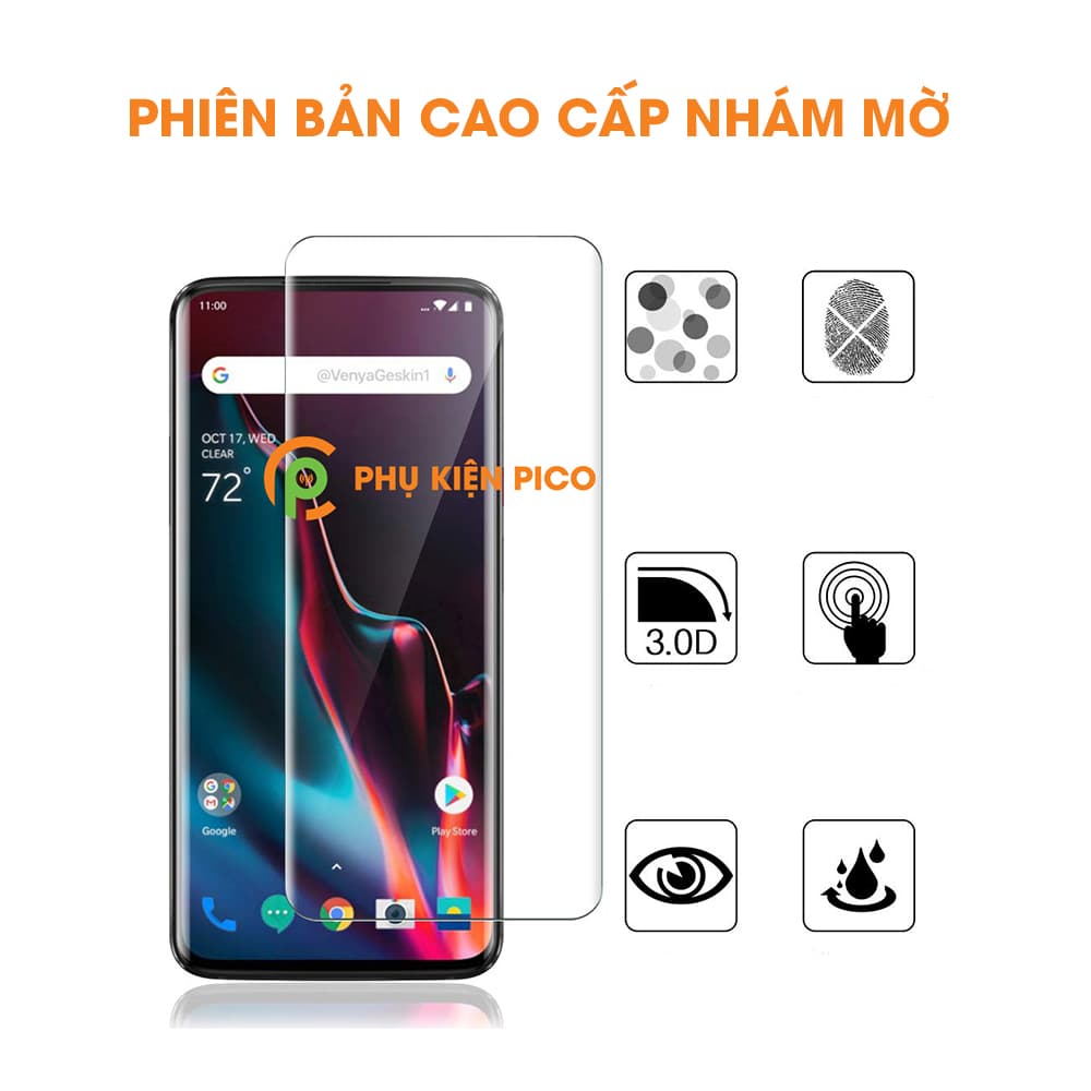 Dán màn hình Oneplus 7 Pro cao cấp PPF bản vân mờ chống bám vân tay - 6