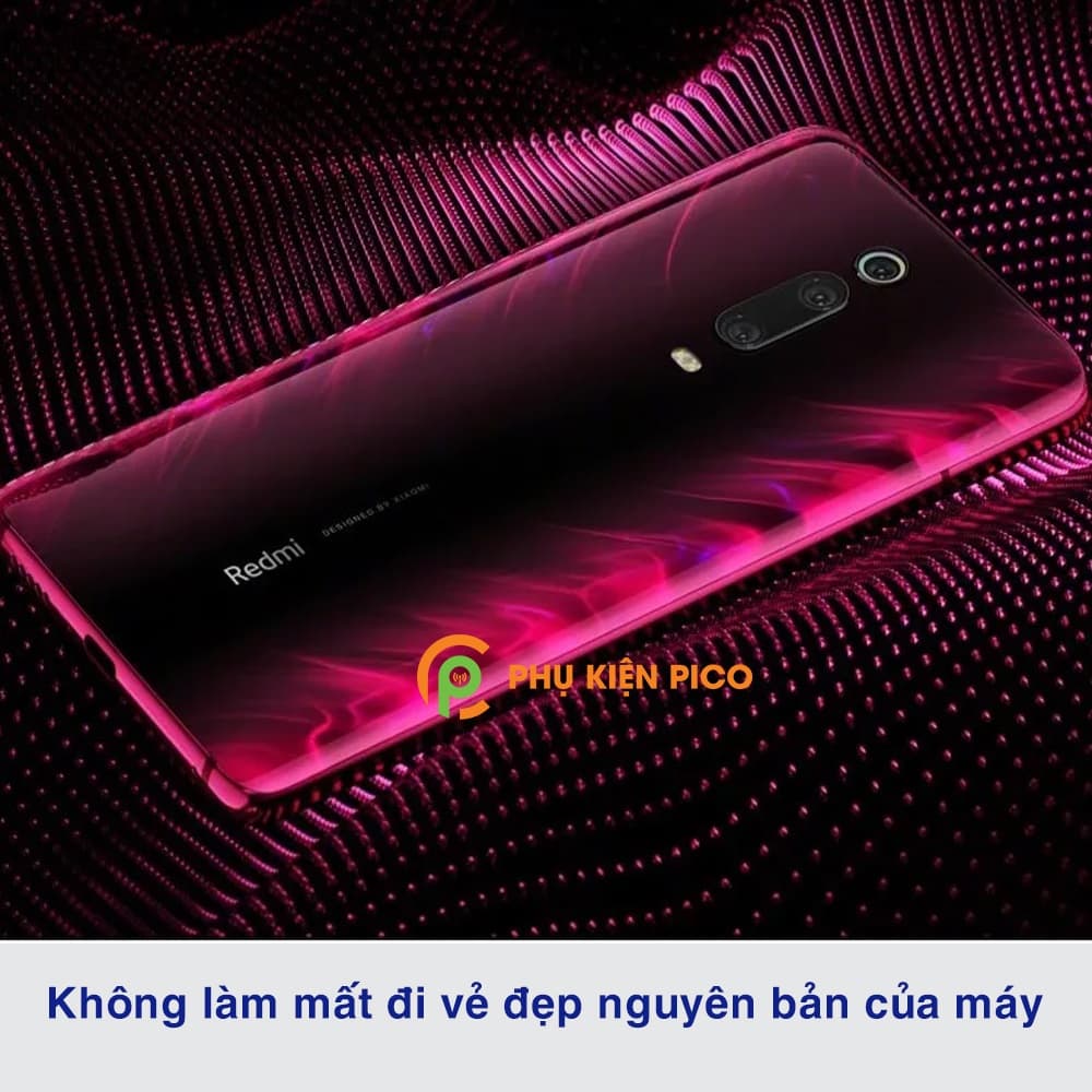 Dán dẻo mặt lưng Xiaomi Mi 9T Pro full viền trong suốt bản đặc biệt - 4