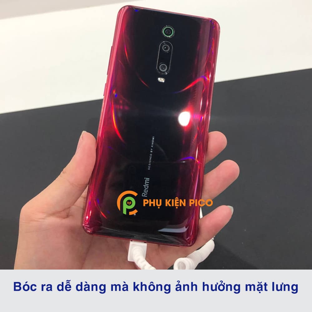 Dán dẻo mặt lưng Xiaomi Mi 9T full viền trong suốt bản đặc biệt - 5