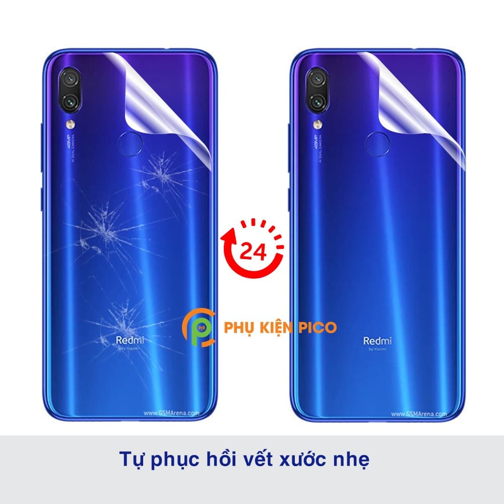 Dán dẻo mặt lưng Xiaomi Redmi Note 7 Pro full viền trong suốt bản đặc biệt - 6