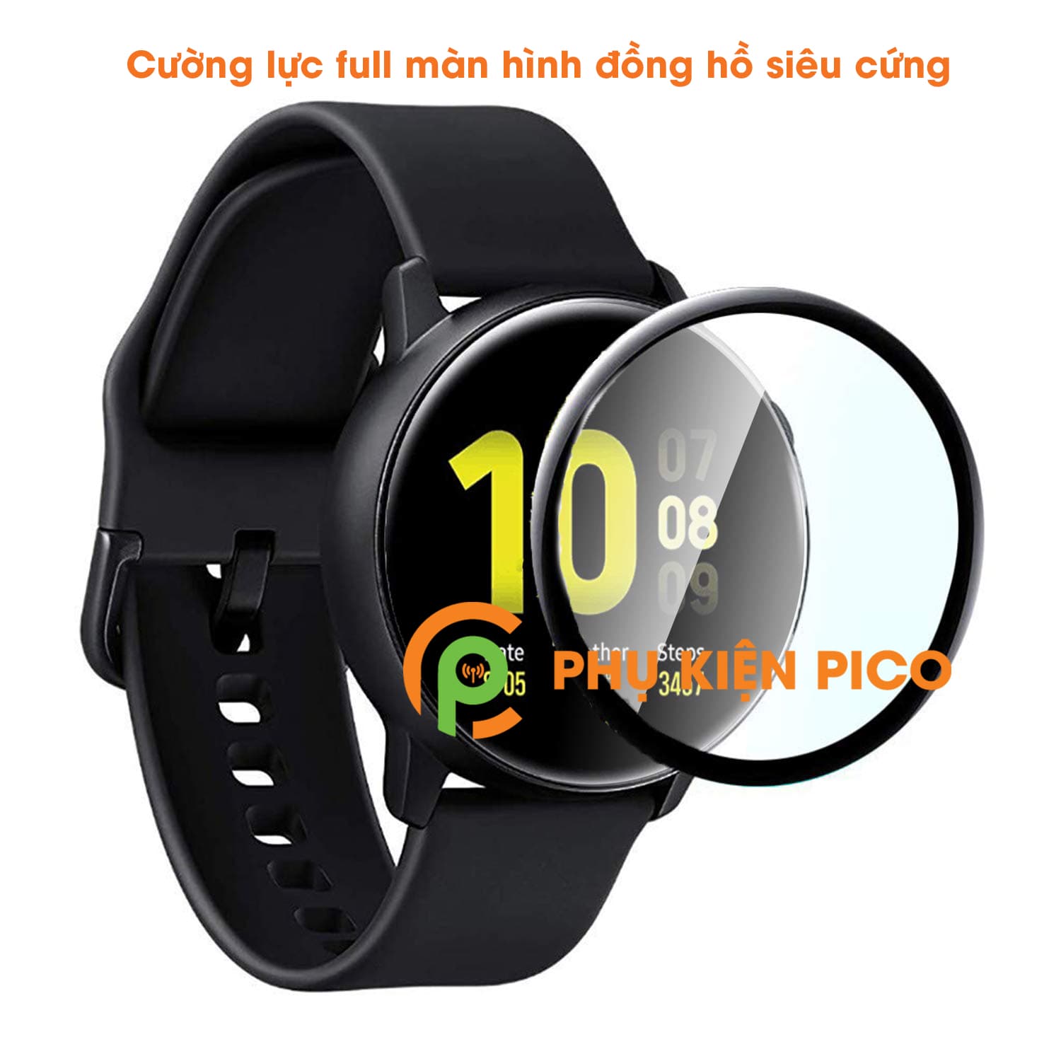 Kính cường lực đồng hồ Samsung Galaxy Watch Active 2 bản 44mm - 3