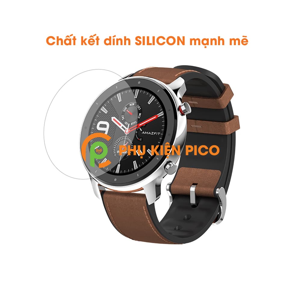 Cường lực đồng hồ Xiaomi Amazfit GTR 47mm full keo chống xước màn hình - 2