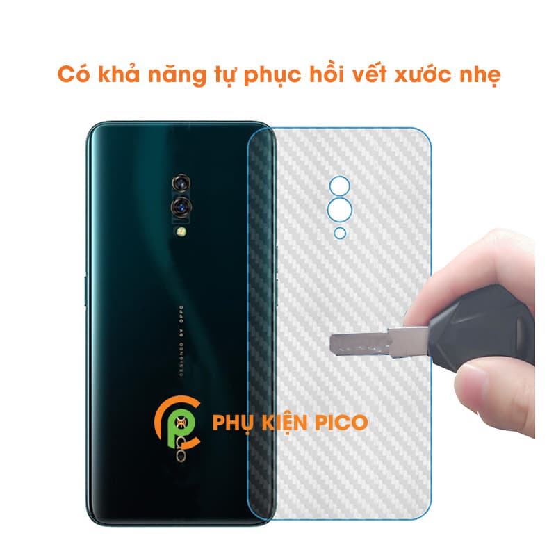 Combo cường lực Oppo K3 viền siêu mỏng và dán lưng vân carbon 3D - 3