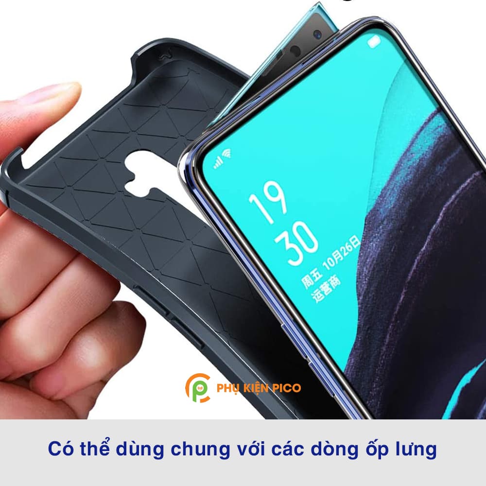 Kính cường lực Reno 2 full màn hình viền đen siêu mỏng độ cứng 9H - 7