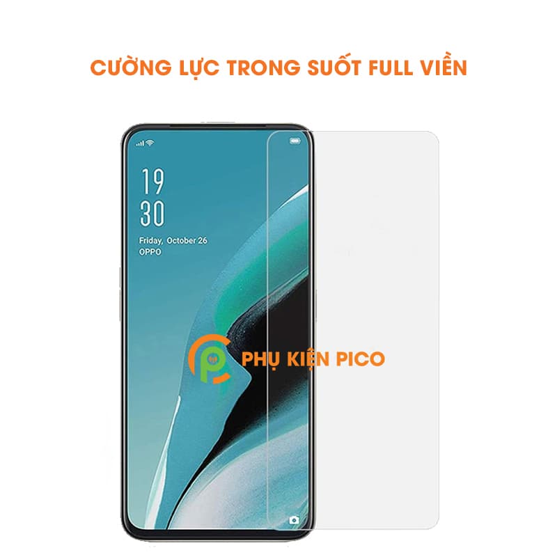 Kính cường lực Oppo Reno 2F trong suốt full viền màn hình độ cứng 9H - 7