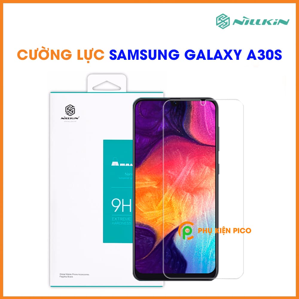 Kính cường lực Samsung Galaxy A30s trong suốt Nillkin Amazing H