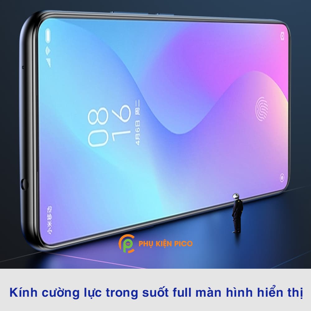 Kính cường lực Mi 9T full màn hình trong suốt dùng chung với mọi loại ốp lưng - 3