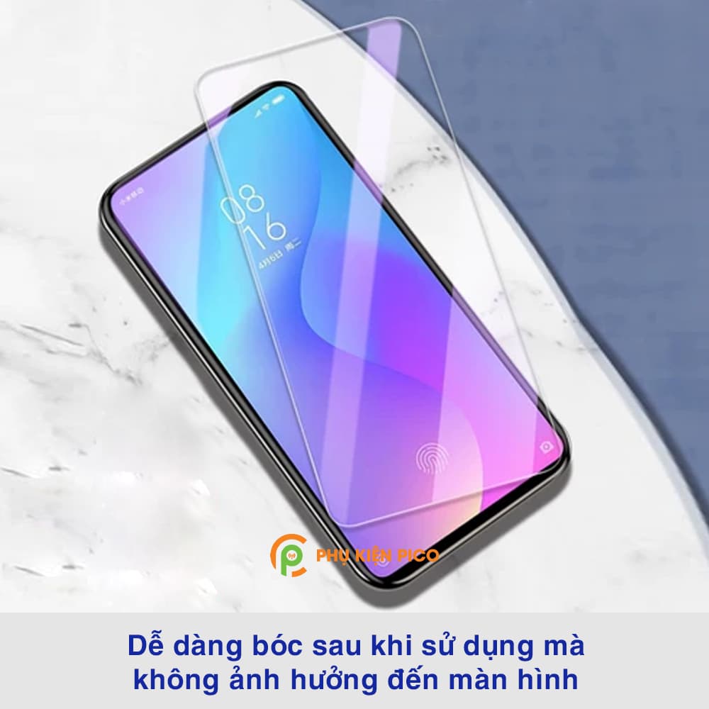 Kính cường lực Mi 9T full màn hình trong suốt dùng chung với mọi loại ốp lưng - 5